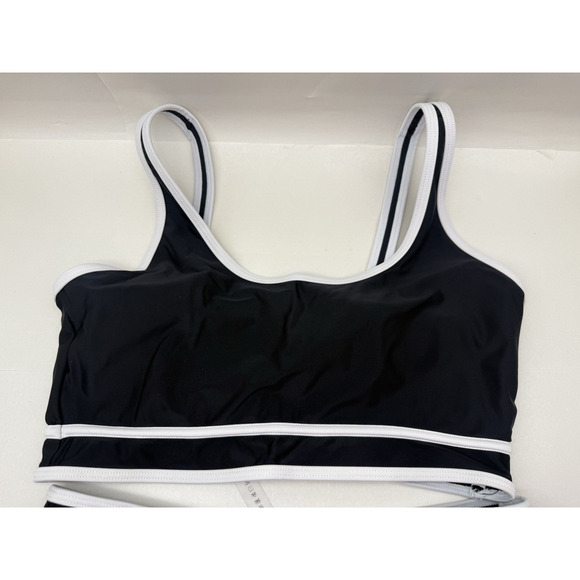 Blooming Jelly Womens High Waist Bikini Sets Sporty Color Block 2pc Swimsuit M.. - Picture 5 of 12